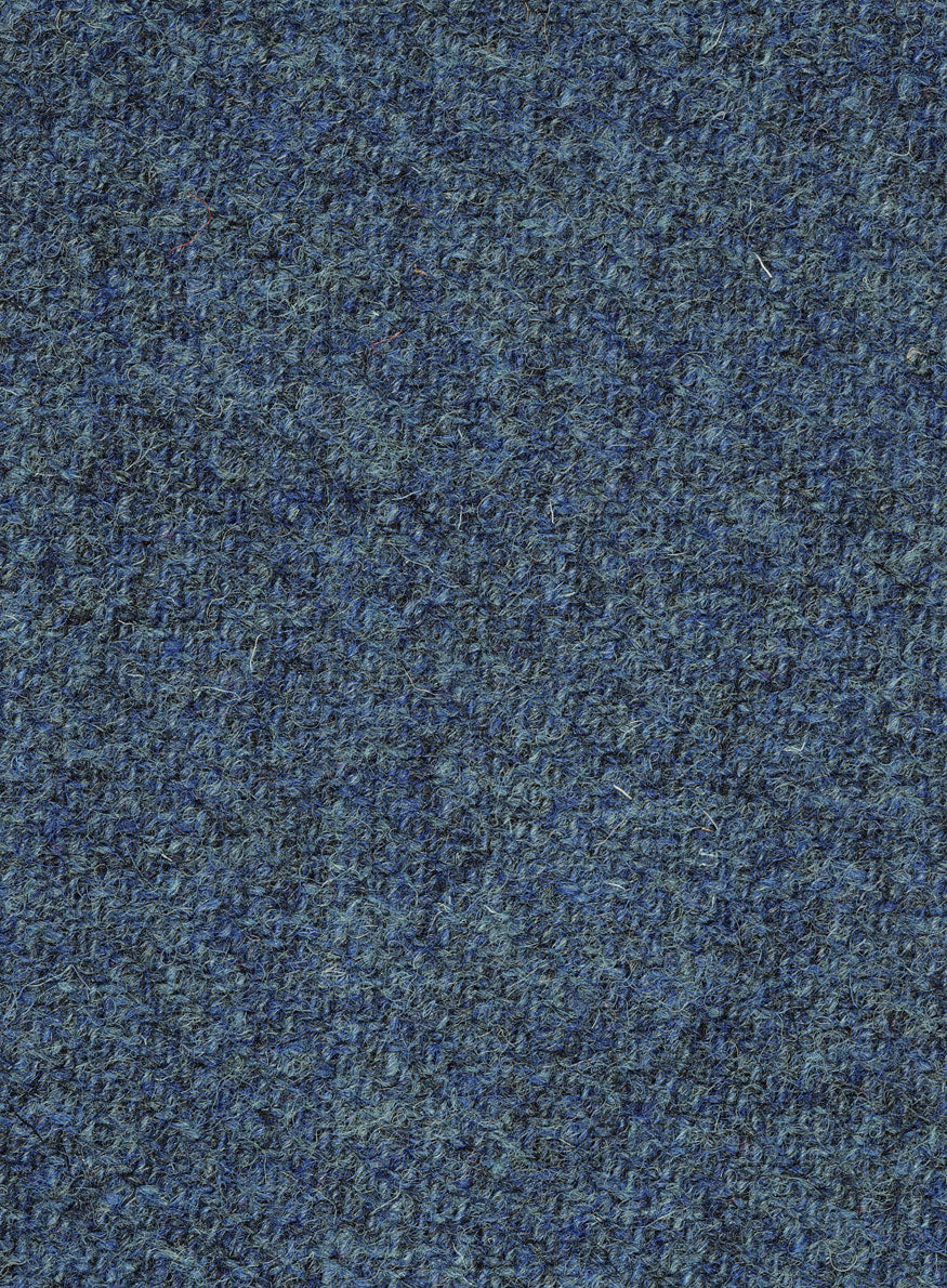 Harris Tweed - Plain Blue Fabric – Harris Tweed Hebrides Ltd